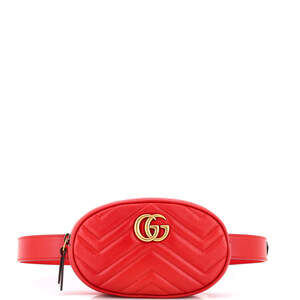 Gucci Gg Marmont Belt Bag Matelasse #198782G76B